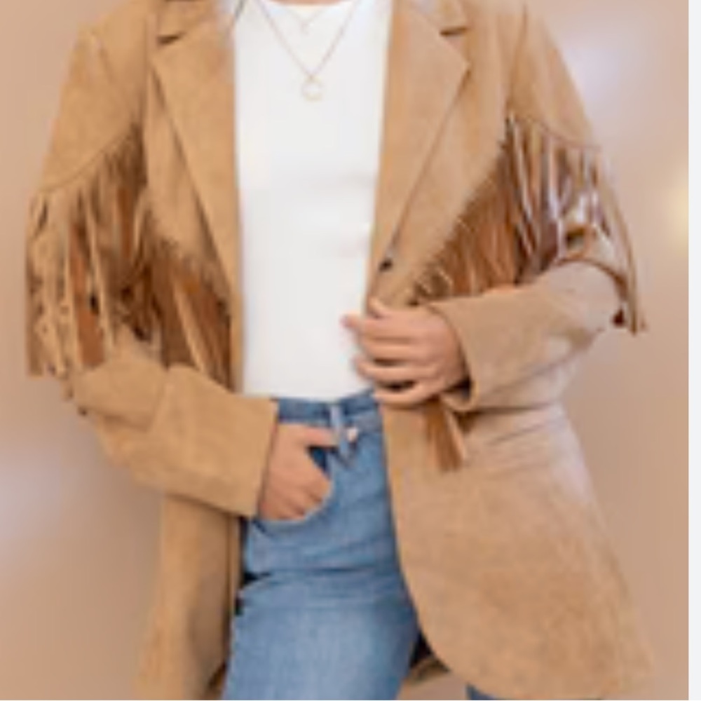 Fringe Blazer Western